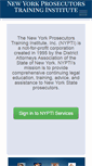 Mobile Screenshot of nypti.org
